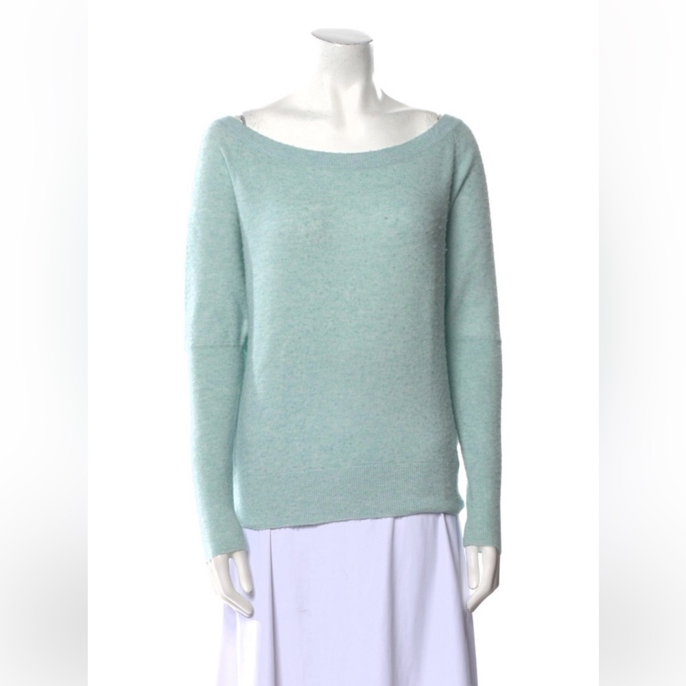 Intermix Mint Green / Blue Women's Sweater - Size Small